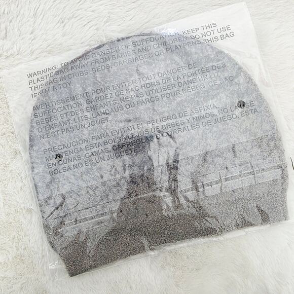 Barefoot Dreams CozyChic Lite Confetti Beanie Gray Brown Knit Slouchy NWT OS